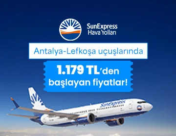 SunExpress ile Lefkoşa Uçuşlarında 1179 TL’den Başlayan Fiyatlar!